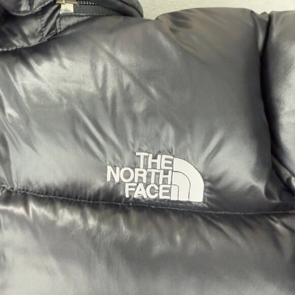 The North Face Women's Size Medium 700 Down Fill Nuptse Black Puffer Jacket - Picture 11 of 16